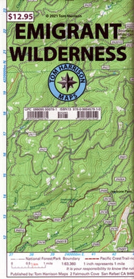 Buy map Emigrant Wilderness Trail Map