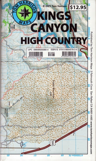 Buy map Kings Canyon High Country Trail Map