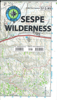 Buy map Sespe Wilderness, California