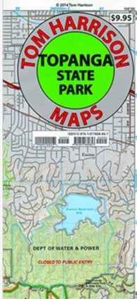 Buy map Topanga State Park Hiking Map