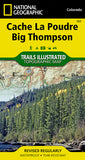 Buy map Cache La Poudre and Big Thompson, Colorado, Map 101 by National Geographic Maps