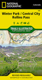 Buy map Winter Park, Central City and Rollins Pass, Colorado, Map 103 by National Geographic Maps