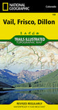 Buy map Vail, Frisco and Dillon, Colorado, Map 108 by National Geographic Maps