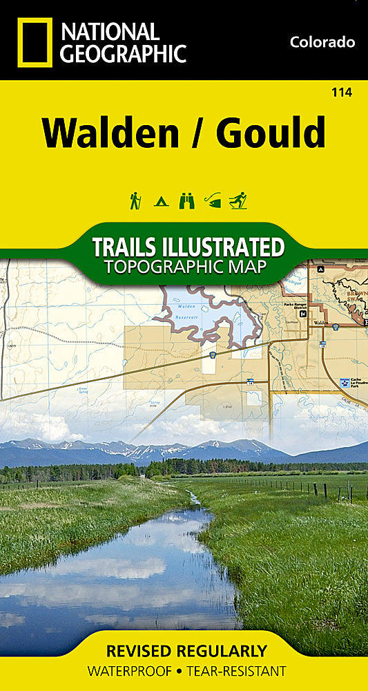 Buy map Walden and Gould, Colorado, Map 114 by National Geographic