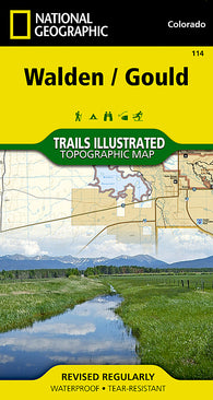 Buy map Walden and Gould, Colorado, Map 114 by National Geographic Maps