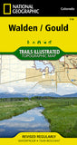 Buy map Walden and Gould, Colorado, Map 114 by National Geographic Maps