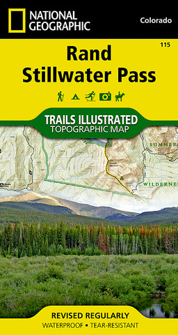 Buy map Rand and Stillwater Pass, Map 115 by National Geographic Maps