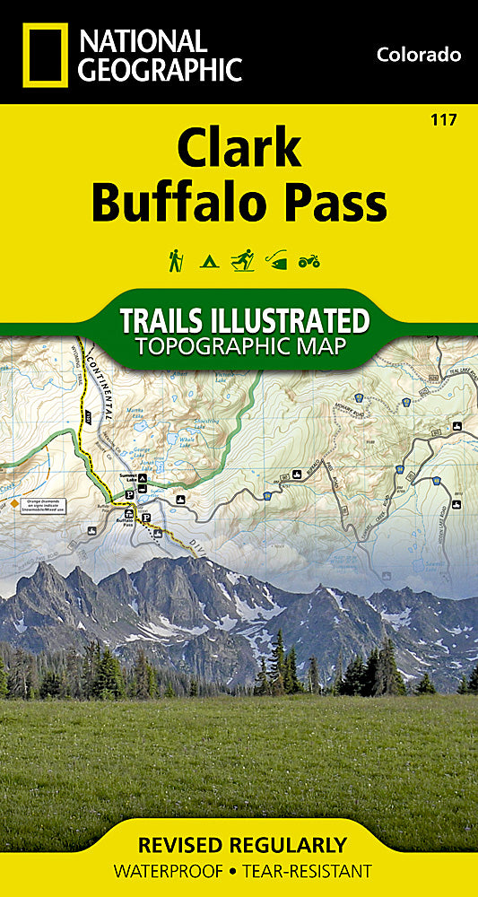 Buy map: Clark and Buffalo Pass, Colorado, Map 117 by National ...