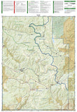 Yampa, Gore Pass, Colorado (119) by National Geographic Maps - Back of map