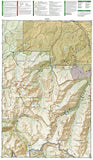 Maroon Bells, Redstone and Marble, Colorado, Map 128 by National Geographic Maps - Back of map