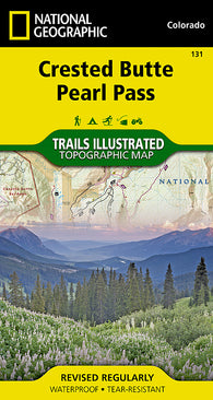 Buy map Crested Butte and Pearl Pass, Colorado by National Geographic Maps