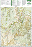 Gunnison and Pitkin, Colorado, Map 132 by National Geographic Maps - Back of map
