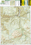 Kebler Pass and Paonia Reservoir, Colorado, Map 133 by National Geographic Maps - Front of map