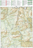 Kebler Pass and Paonia Reservoir, Colorado, Map 133 by National Geographic Maps - Back of map