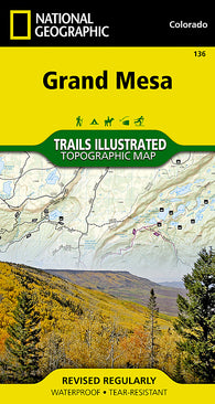 Buy map Grand Mesa, Map 136 by National Geographic Maps
