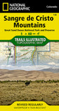 Buy map Sangre De Cristo Mountains and Great Sand Dunes National Park, Map 138 by National Geographic Maps