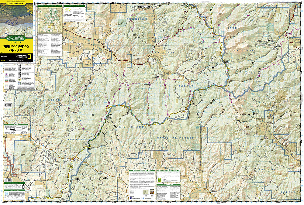 Buy map: La Garita and Cochetopa Hills, Map 139 by National Geographic ...