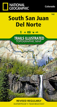 Buy map South San Juan and Del Norte, Colorado, Map 142 by National Geographic Maps