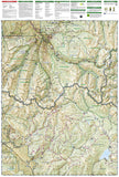 Collegiate Peaks Wilderness, Map 148 by National Geographic Maps - Back of map