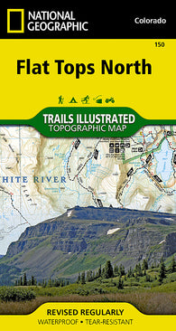 Buy map Flat Tops North, Map 150 by National Geographic Maps