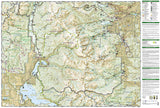 Rocky Mountain National Park, Map 200 by National Geographic Maps - Back of map