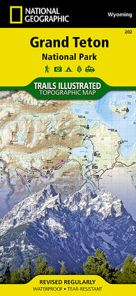 Buy map Grand Teton National Park, Map 202 by National Geographic Maps