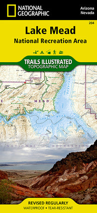 Buy map Lake Mead National Recreation Area by National Geographic Maps