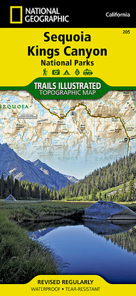 Buy map Sequoia and Kings Canyon National Parks by National Geographic Maps