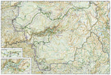 Yosemite National Park, California, USA, Map 206 by National Geographic Maps - Back of map