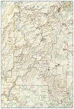 Canyonlands National Park, Utah, Map 210 by National Geographic Maps - Back of map