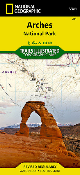 Buy map Arches National Park, Map 211 by National Geographic Maps