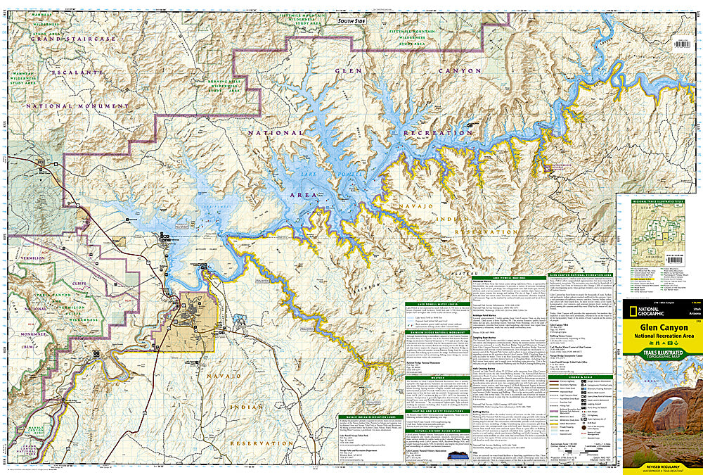 Buy map: Glen Canyon National Recreation Area, Map 213 by National ...