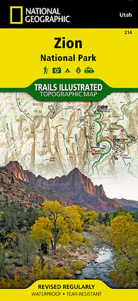 Buy map Zion National Park, Map 214 by National Geographic Maps