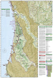 Redwood National/State Parks, Map 218 by National Geographic Maps - Back of map