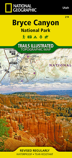 Buy map Bryce Canyon National Park, Utah, Map 219 by National Geographic Maps