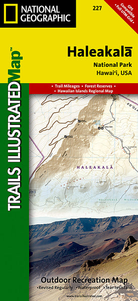 Buy map Haleakala National Park, Map 227 by National Geographic Maps