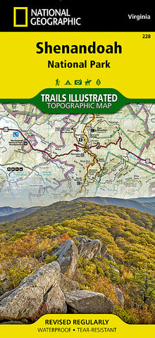 Buy map Shenandoah National Park, Map 228 by National Geographic Maps