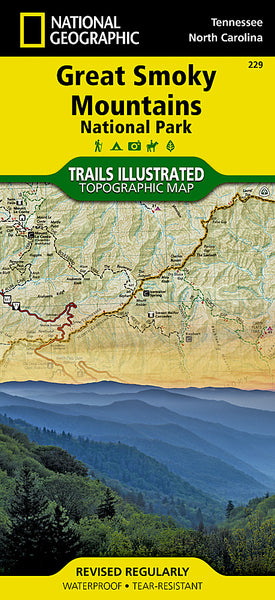 Buy map Great Smoky Mountains National Park, Map 229 by National Geographic Maps