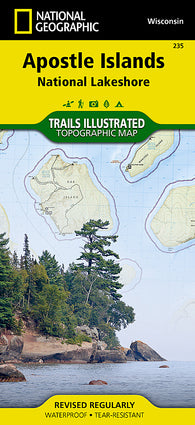 Buy map Apostle Islands National Lakeshore, Map 235 by National Geographic Maps