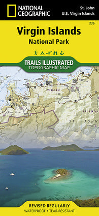 Buy map Virgin Islands National Park by National Geographic Maps