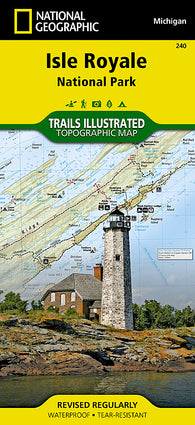 Buy map Isle Royale National Park, MI, Map 240 by National Geographic Maps