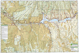 Black Canyon of the Gunnison National Park, Colorado, Map 245 by National Geographic Maps - Back of map