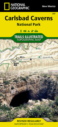 Buy map Carlsbad Caverns National Park, New Mexico, Map 247 by National Geographic Maps