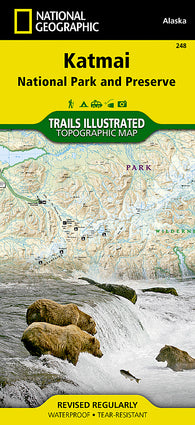 Buy map Katmai National Park and Preserve, Map 248 by National Geographic Maps