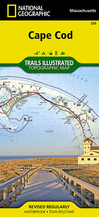 Buy map Cape Cod ,Coastal Recreation, Map 250 by National Geographic Maps