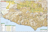Santa Monica Mountains by National Geographic Maps - Back of map