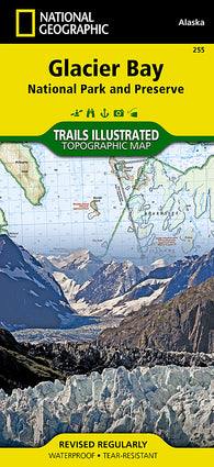 Buy map Glacier Bay National Park, Map 255 by National Geographic Maps
