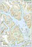 Glacier Bay National Park, Map 255 by National Geographic Maps - Back of map