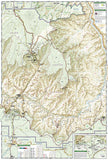 Grand Canyon, Bright Angel Canyon, North & South Rims, Map 261 by National Geographic Maps - Back of map