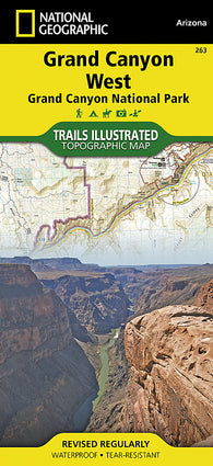 Buy map Grand Canyon, West,  Map 263 by National Geographic Maps